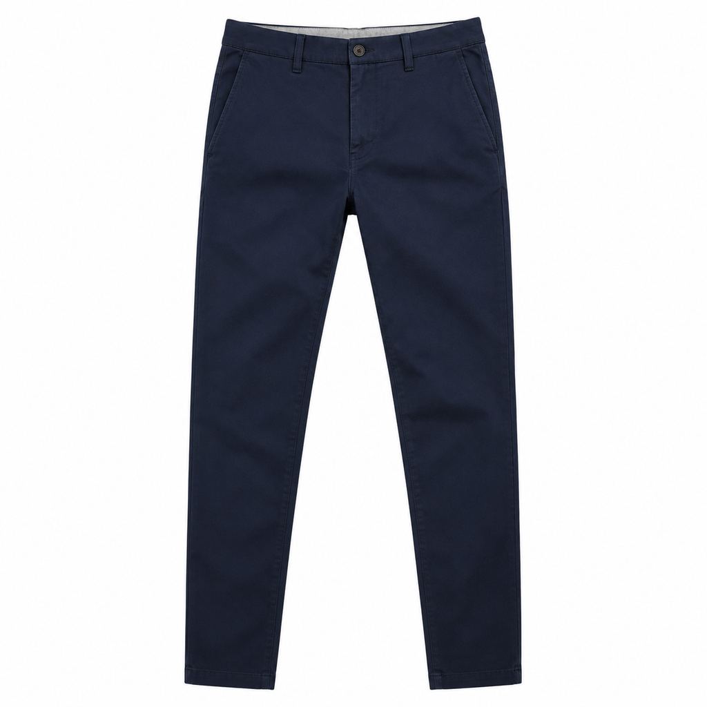 Classic Stretch Chinos – Navy | Clottan Clerhy