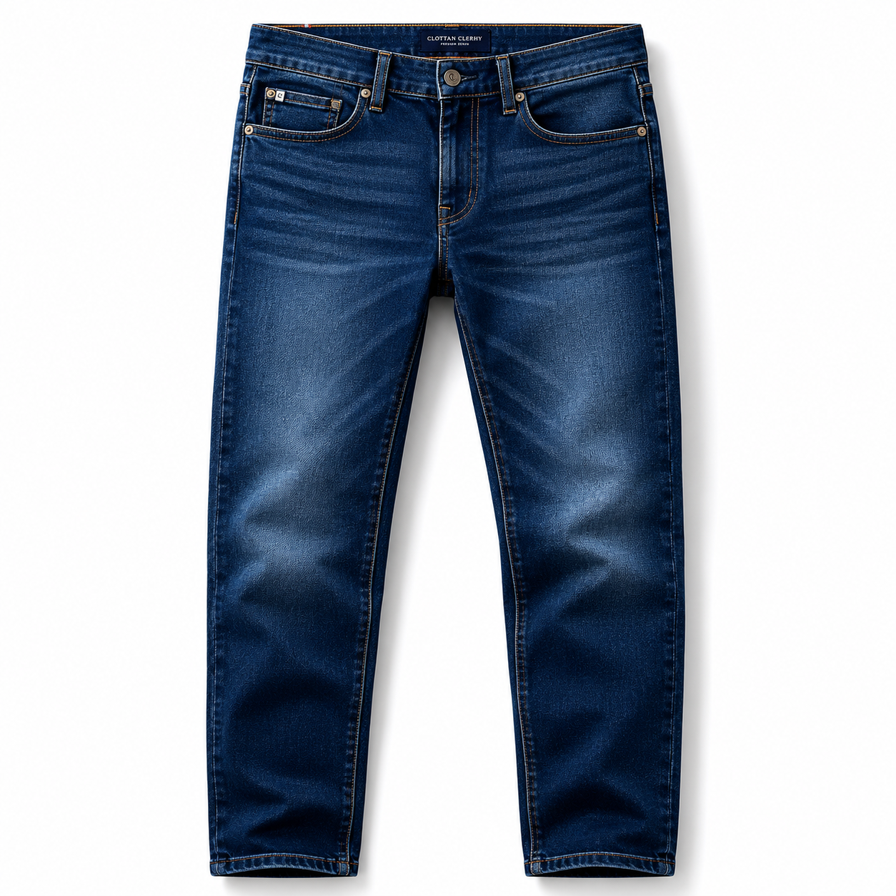 Classic Premium Denim Jeans – Dark Blue | Clottan Clerhy