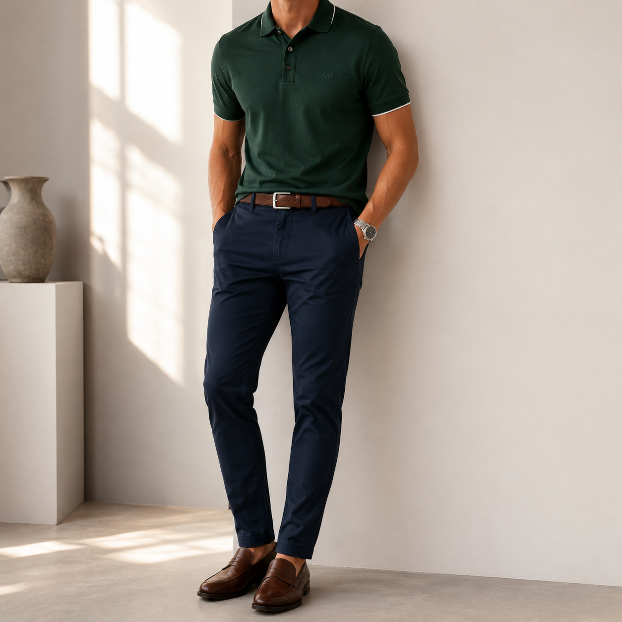 Modern Performance Polo Shirt – Forest Green | Clottan Clerhy